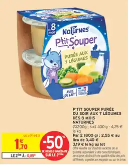 Intermarché Naturnes P'tit Souper offre