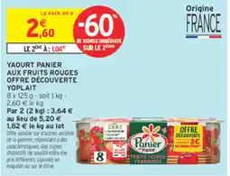 Intermarché Yoplait Yaourt Panier offre