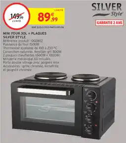 Intermarché SILVER STYLE MINI FOUR 30L + PLAQUES offre