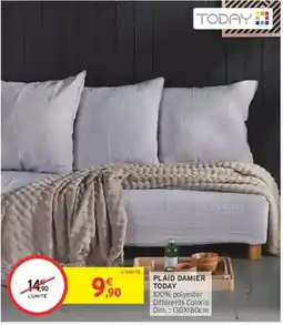 Intermarché Hyper TODAY Plaid damier offre