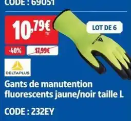 Screwfix DELTAplus Gants de manutention offre