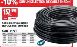 Screwfix Câble électrique rigide offre