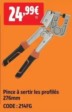 Screwfix Pince a sertis les profiles 276mm offre