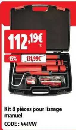 Screwfix Ravena Kit 8 pièces pour lissage manuel offre