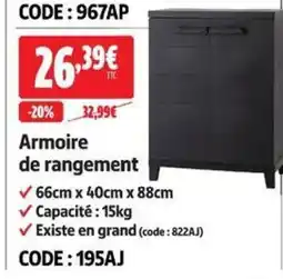 Screwfix Armoire de rangement offre
