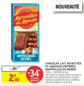 Merveilles du Monde Chocolat Lait