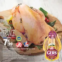 Intermarché Pintade Fermière Label Rouge IGP du Gers offre