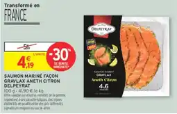 Intermarché DELPEYRAT SAUMON MARINÉ offre