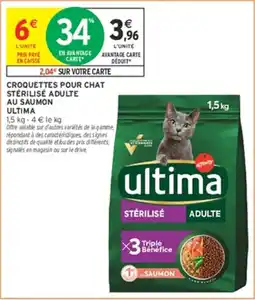 Intermarché Hyper Ultima Croquettes pour chat stérilisé adulte offre