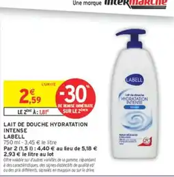 Intermarché Hyper LABELL LAIT DE DOUCHE HYDRATATION INTENSE offre