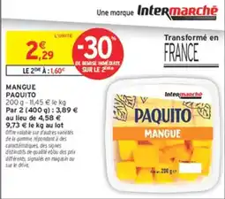 Intermarché Hyper Paquito Mangue offre