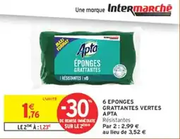 Intermarché Hyper Apta Éponges gratтantes offre