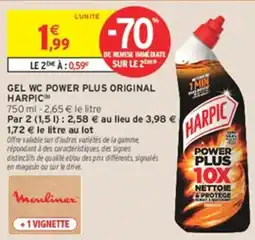 Intermarché Hyper Harpic Gel WC Power Plus Original offre