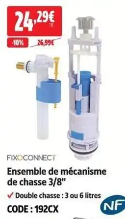Screwfix FIXOCONNECT Ensemble de mécanisme de chasse 3/8" offre
