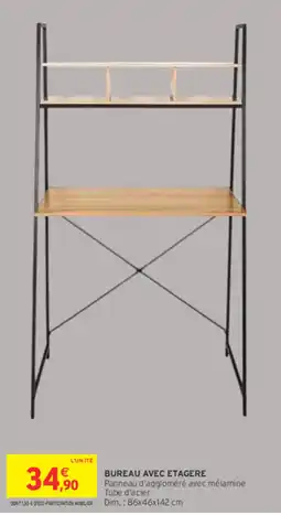 Intermarché BUREAU AVEC ETAGERE offre