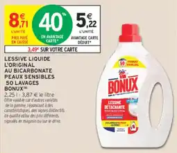 Intermarché Hyper BONUX Lessive liquide offre