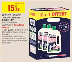 Intermarché Hyper Brioquin Lessive liquide au savon noir offre