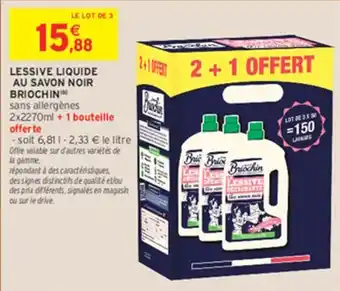 Brioquin Lessive liquide au savon noir