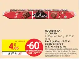 Intermarché Hyper Suchards Rochers Lait offre
