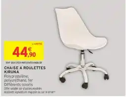 Intermarché Hyper KIRUNA Chaise à roulettes offre