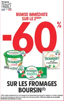 Intermarché Boursin fromages offre