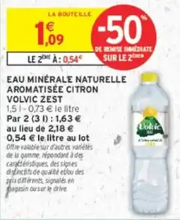 Intermarché Hyper Volvic Zest offre