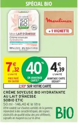 Intermarché Hyper SOBIO ETIC Mon LAIT D'ANESSE offre