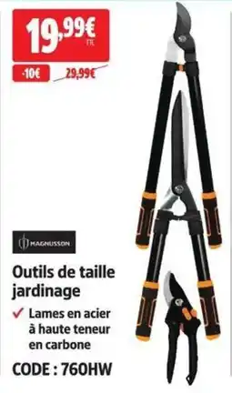 Screwfix MAGNUSSON Outils de taille jardinage offre