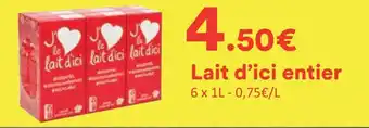 Lait d'ici
