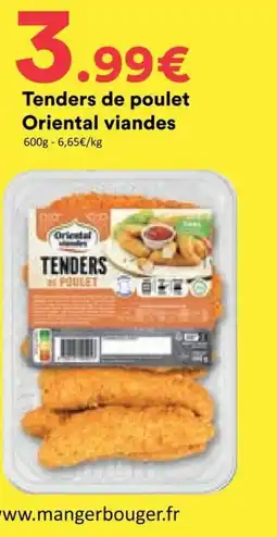 Hmarket Tenders de poulet oriental viandes offre