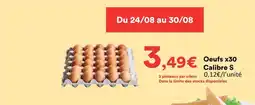 Hmarket Oeufs x30 calibre S offre