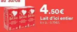 Hmarket J'le lait d'ici offre