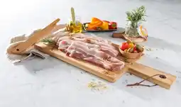 Auchan Supermarché Sans marque porc : poitrine tranchée avec os offre