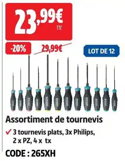 Screwfix Assortiment de tournevis offre