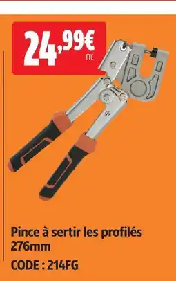 Screwfix Pince à sertir les profilés offre