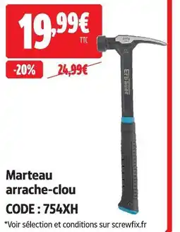 Screwfix Marteau arrache-clou offre