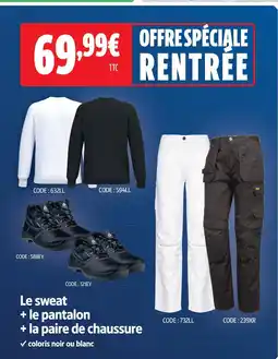 Screwfix Le sweat offre