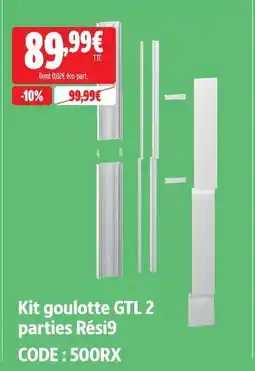 Screwfix Kit goulotte gtl 2 parties résig offre