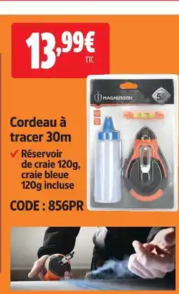 Screwfix Magnusson cordeau à tracer 30m offre