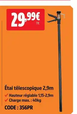 Screwfix Étai télescopique offre