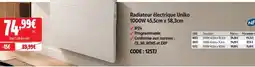 Screwfix Nf radiateur électrique uniko offre