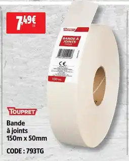 Screwfix Toupret bande à joints offre