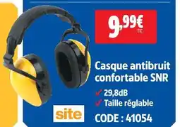 Screwfix Site casque antibruit confortable snr offre
