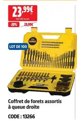 Screwfix Dewalt coffret de forets assortis à queue droite offre