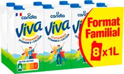 Auchan Candia lait vitaminé viva candia offre