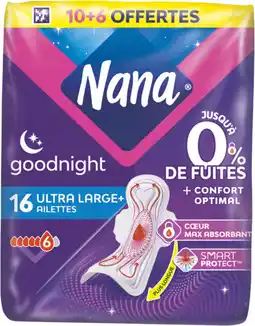 Auchan Nana serviettes hygieniques nana offre
