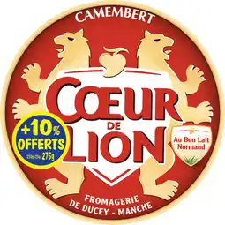 Auchan Coeur de lion camembert cœur de lion offre