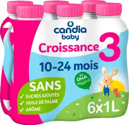 Auchan Candia lait de croissance 3e âge candia baby offre