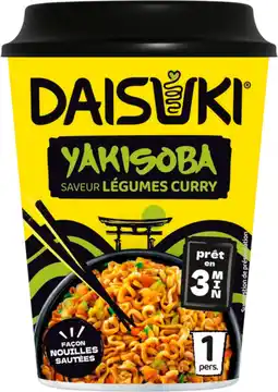 Auchan Daisuki yakisoba saveur légumes curry daisuki offre