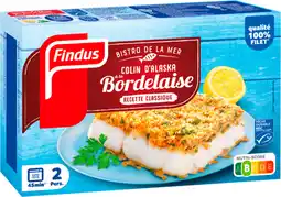 Auchan Findus colin d'alaska msc à la bordelaise surgelé findus offre